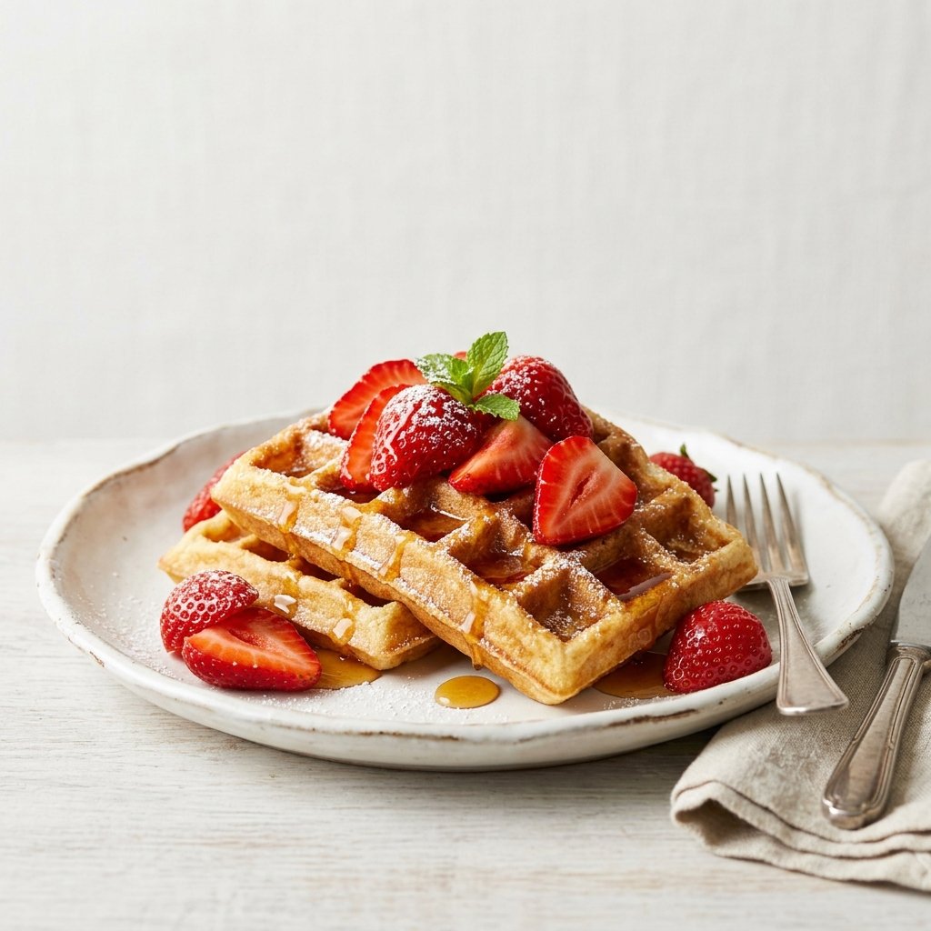 Strawberry Waffles